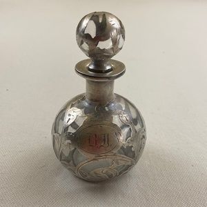 La Pierre Sterling overlay perfume bottle